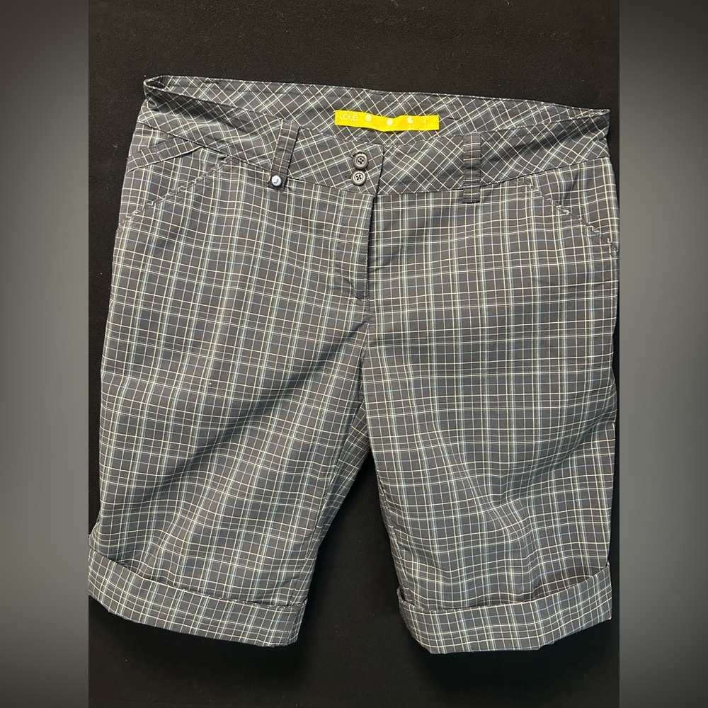 Lole Gray Plaid Women's Golf Shorts